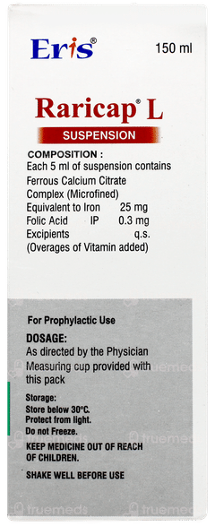 Raricap L Suspension 150ml Raricap L Suspension 150ml