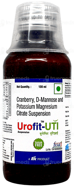 Urofit Uti Sugar Free Suspension 100ml