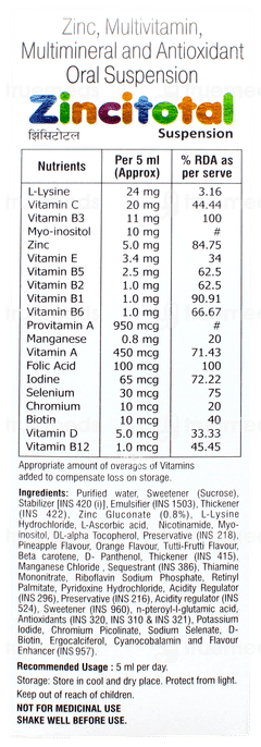 Zincitotal Suspension 200ml
