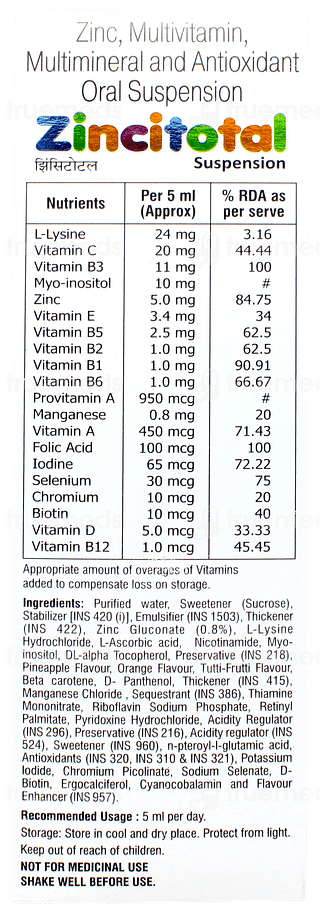 Zincitotal Suspension 200ml
