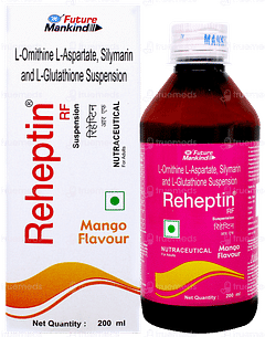 Reheptin Rf Mango Flavour Suspension 200ml Reheptin Rf Mango Flavour Suspension 200ml