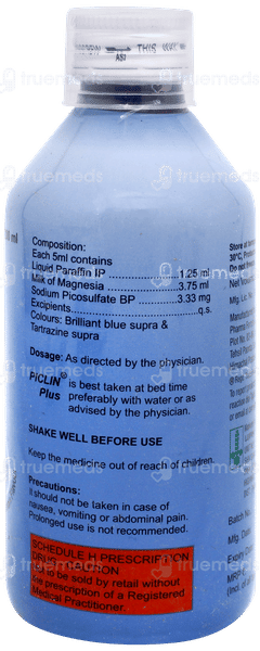 Piclin Plus Cool Mint And Cardamom Flavour No Added Sugar Suspension 200ml