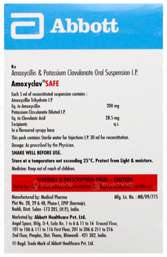 Amoxyclav Safe Suspension 30Ml