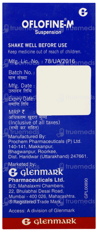 Oflofine M Tangy Orange Flavour Suspension 30ml