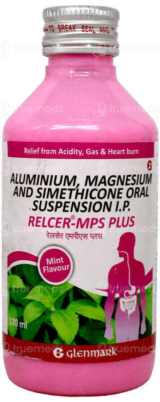 Relcer Mps Plus Mint Flavour Suspension 170Ml