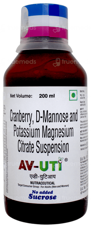 Av Uti Sugar Free Suspension 200ml