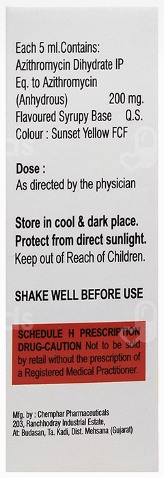 Azilife 200 Mg Suspension 15 Ml Azilife 200 Mg Suspension 15 Ml