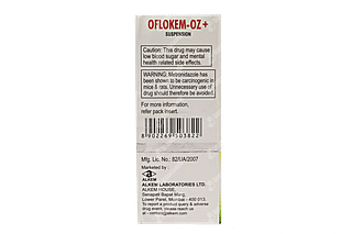 Oflokem Oz Plus 50/100 MG Suspension 30 ML