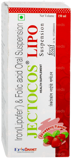 Jectocos Lipo Strawberry Flavour Suspension 150ml