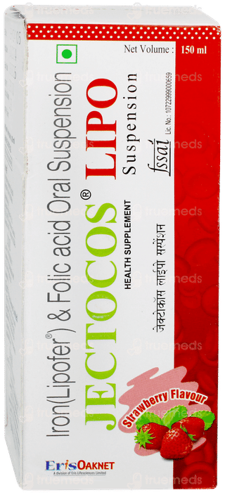 Jectocos Lipo Strawberry Flavour Suspension 150ml