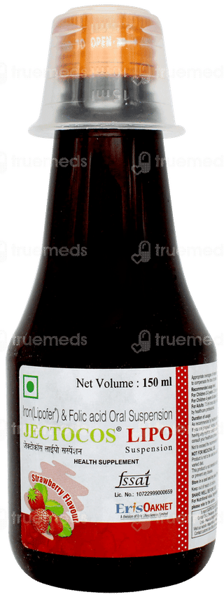 Jectocos Lipo Strawberry Flavour Suspension 150ml