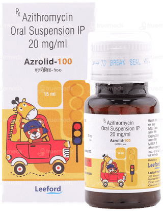Azrolid 100 Suspension 15Ml