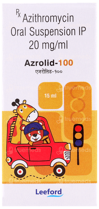 Azrolid 100 Suspension 15Ml