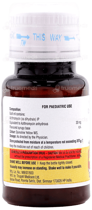 Azrolid 100 Suspension 15Ml