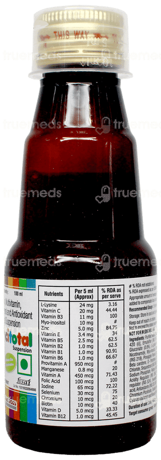 Zincitotal Suspension 100Ml