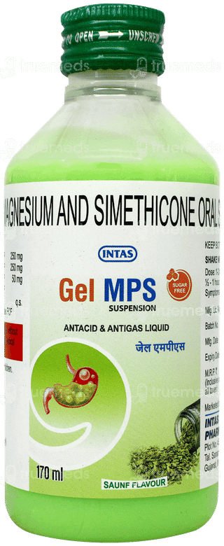 Gel Mps Saunf Flavour Sugar Free Suspension 170Ml