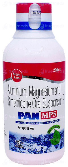 PAN MPS MINT FLAVOUR SUGAR FREE SUSPENSION 200ML