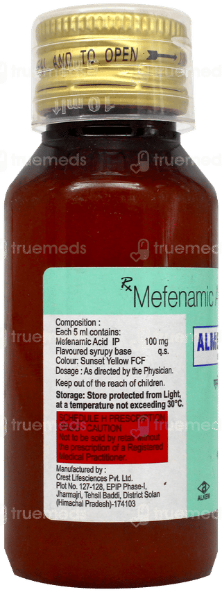Almefkem Ds Orange Flavour Suspension 60Ml