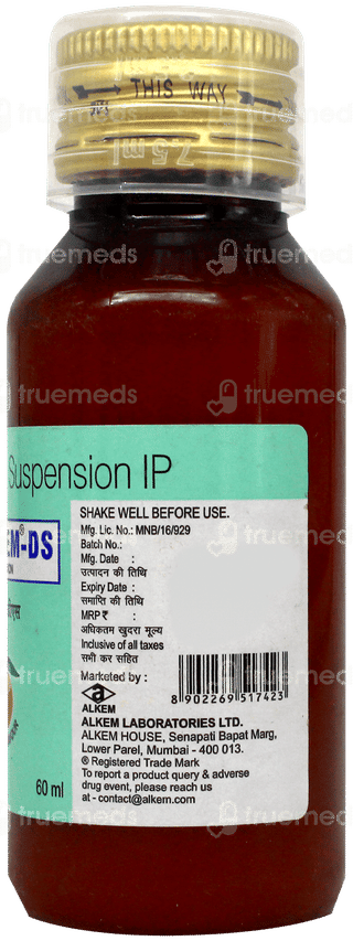 Almefkem Ds Orange Flavour Suspension 60Ml