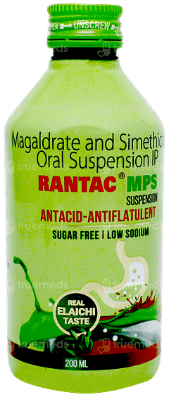 Rantac Mps Elaichi Taste Sugar Free Suspension 200ml