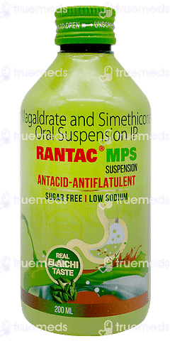 Rantac Mps Elaichi Taste Sugar Free Suspension 200ml