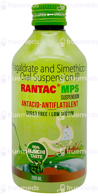 Rantac Mps Elaichi Taste Sugar Free Suspension 200ml