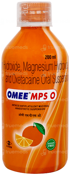 Omee Mps O Orange Flavour Sugar Free Suspension 200ml