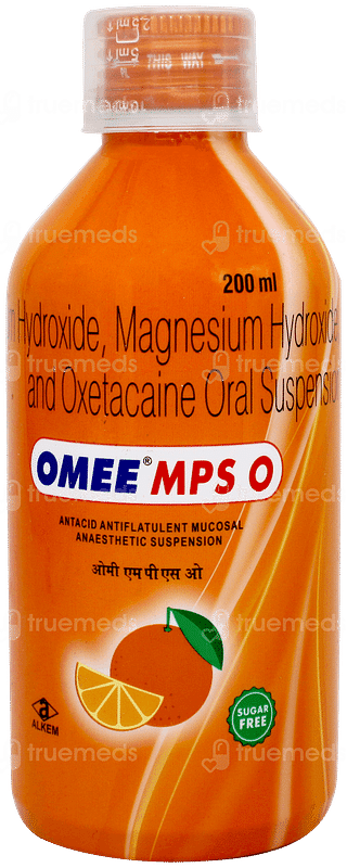 Omee Mps O Orange Flavour Sugar Free Suspension 200ml
