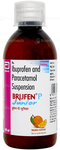 Brufen P Junior Orange Flavour Suspension 100ml Brufen P Junior Orange Flavour Suspension 100ml