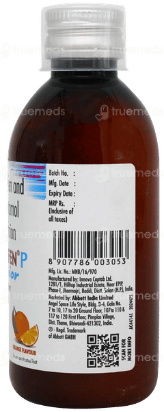 Brufen P Junior Orange Flavour Suspension 100ml Brufen P Junior Orange Flavour Suspension 100ml