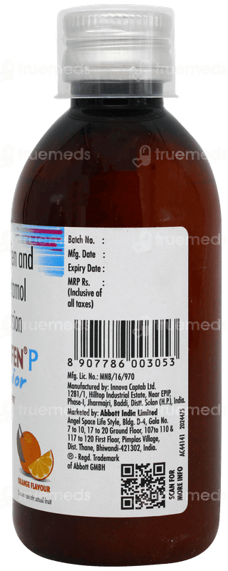 Brufen P Junior Orange Flavour Suspension 100ml