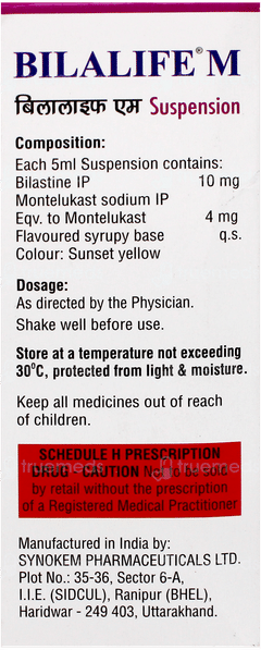 Bilalife M Mango Flavour Suspension 60Ml