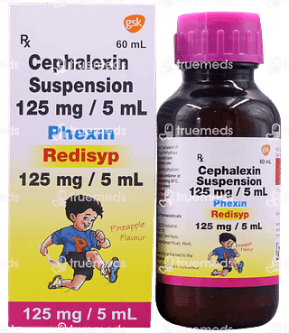 Phexin Redisyp 125mg Pineapple Flavour Suspension 60ml