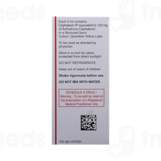 Phexin Redisyp 125Mg Pineapple Flavour Suspension 60Ml