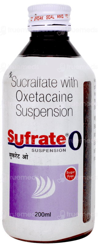 Sufrate O Sugar Free Suspension 200ml