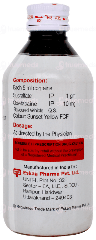 Sufrate O Sugar Free Suspension 200ml