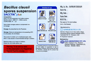 Sacctik Plus Suspension 5ml