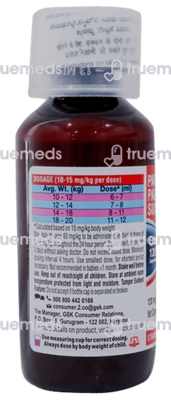 Crocin 120 Strawberry Flavour Suspension 100ml