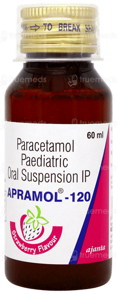 Apramol 120 Strawberry Flavour Suspension 60ml Apramol 120 Strawberry Flavour Suspension 60ml