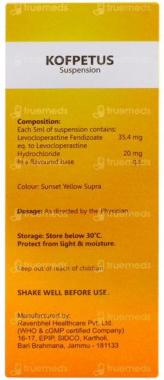 Kofpetus Sugar Free Suspension 100ml