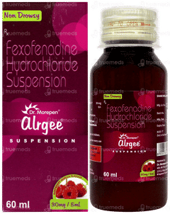 Alrgee Raspberry Vanilla Flavour Suspension 60ml