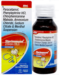 Sterimmune Pinapple & Mix Fruit Flavour Suspension 60ml Sterimmune Pinapple & Mix Fruit Flavour Suspension 60ml