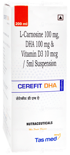 Cerefit Dha Mix Fruit Flavour Suspension 200ml