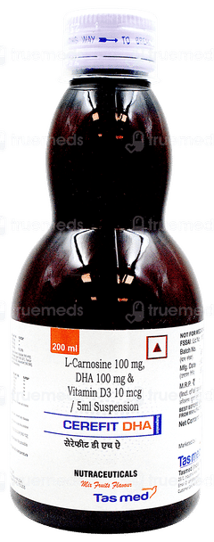 Cerefit Dha Mix Fruit Flavour Suspension 200ml