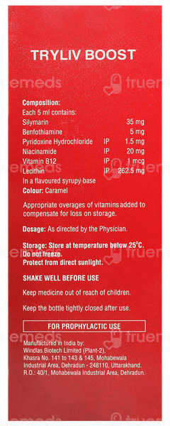 Tryliv Boost Sugar Free Suspension 200ml