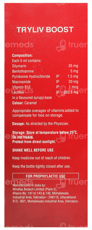 Tryliv Boost Sugar Free Suspension 200ml