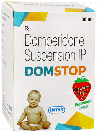 Domstop Strawberry And Peppermint Flavour Suspension 30ml