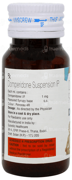 Domstop Strawberry And Peppermint Flavour Suspension 30ml Domstop Strawberry And Peppermint Flavour Suspension 30ml