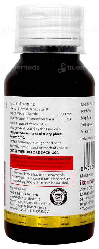 Metrozide Oral Suspension 60ml