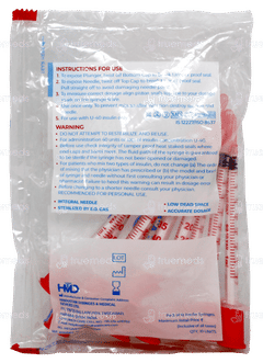 Hmd Dispo Van U 40 Insuline Xtra Fine 31g Needle 1ml Pack Of 10 Syringes